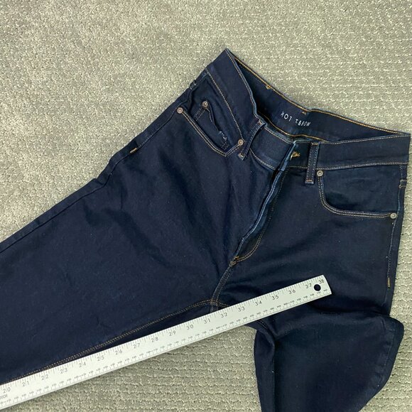 Mott & Bow Jeans 32 x 32 Measures 31 x 31.5 Blue Slim Staple Rinse Stretch and - Picture 12 of 13